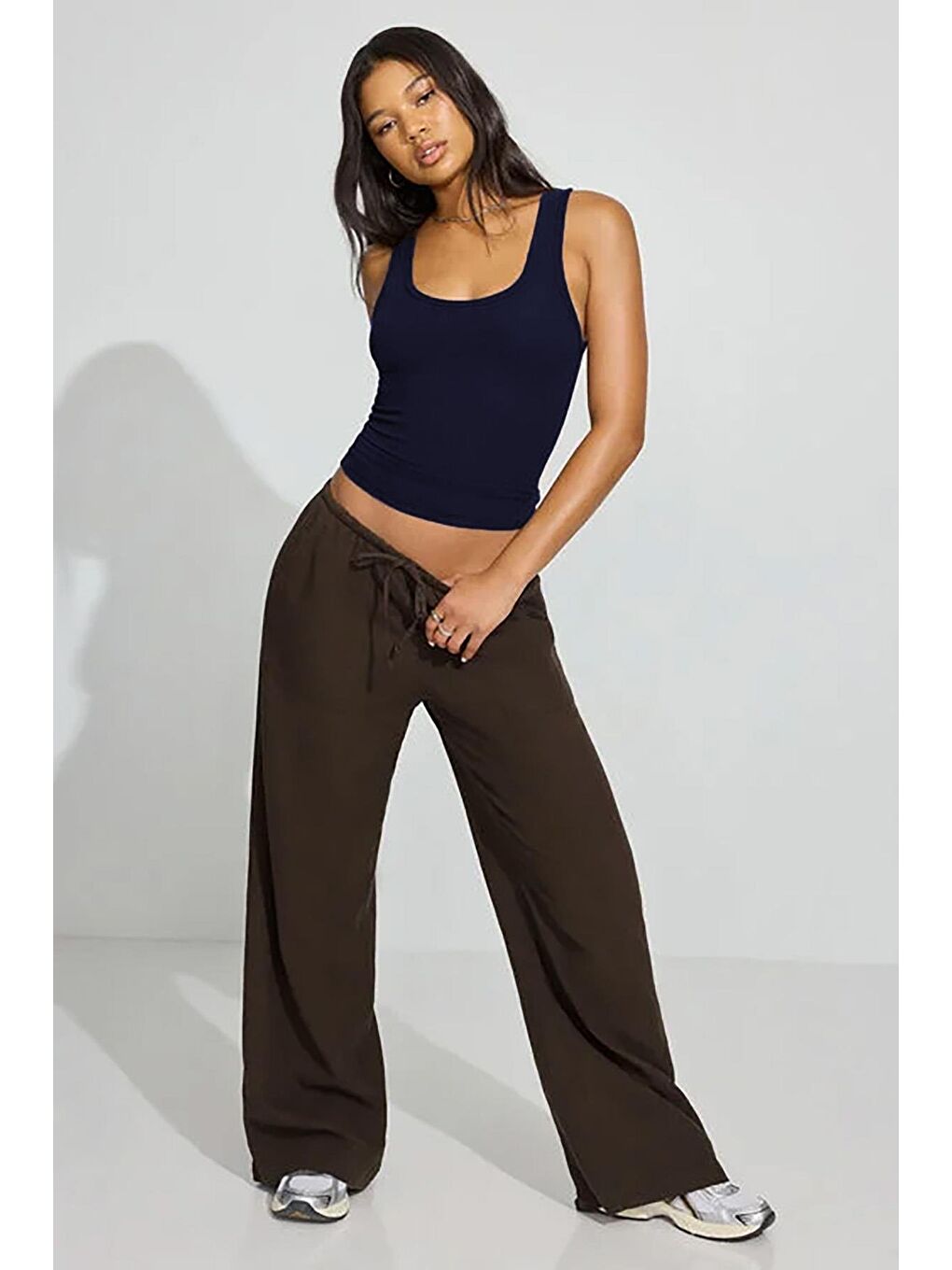 Lacivert Kalın Askılı Kadın Atlet Mg2440