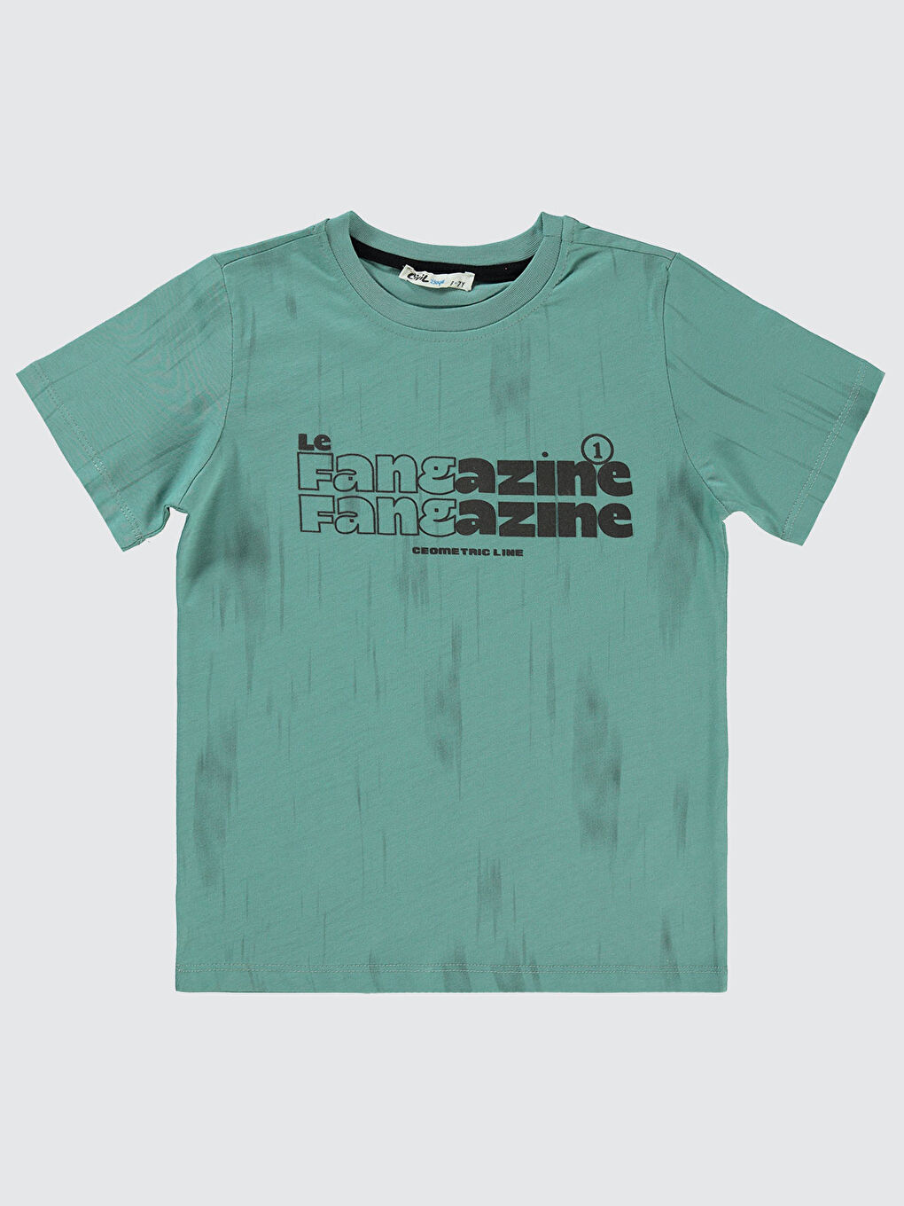 Boys Erkek Çocuk Tişört 10-13 Yaş Yosun Yeşili