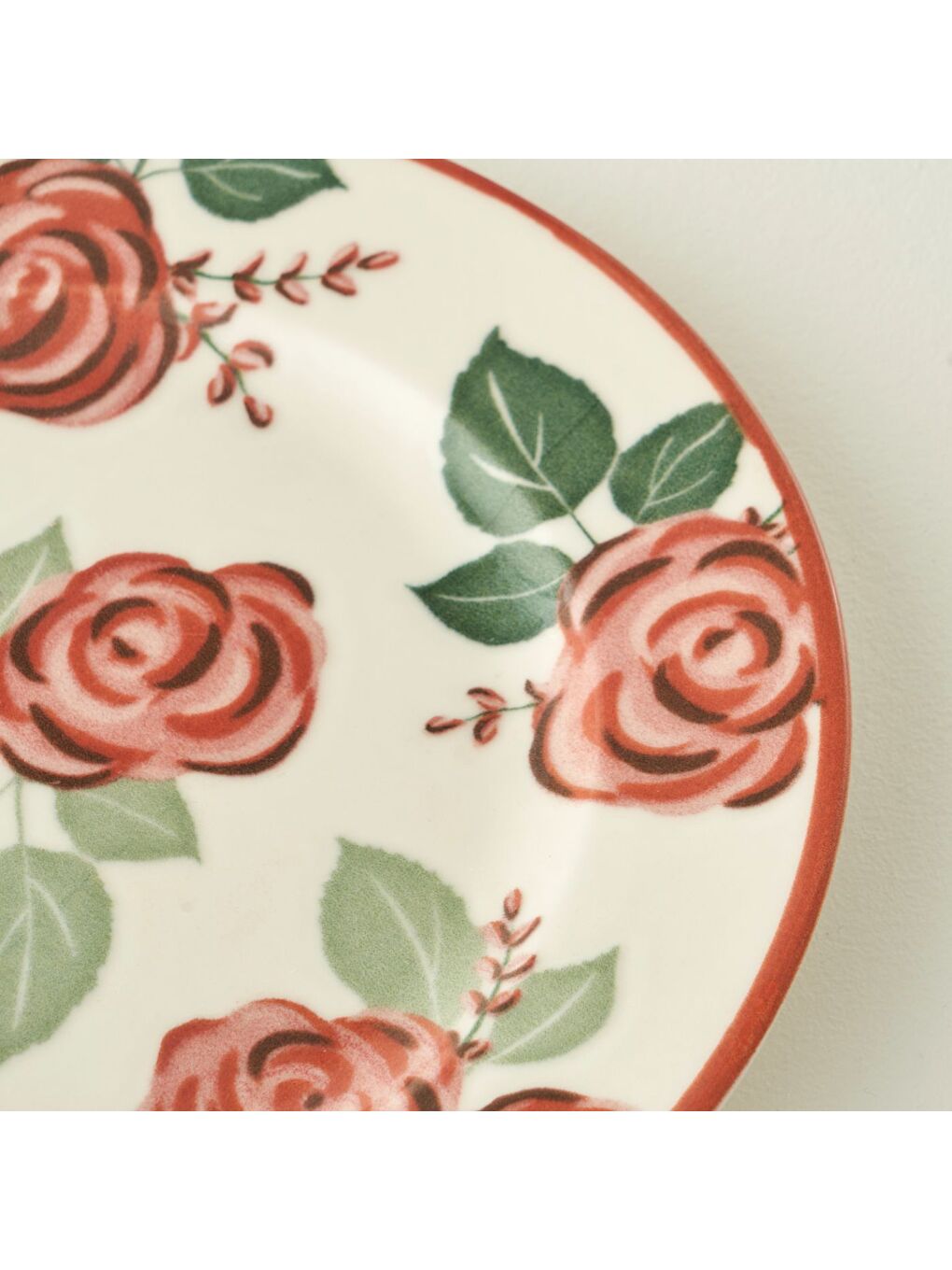 Karışık Rose Porselen 24 Parça 6 Kişilik Yemek Takımı-7