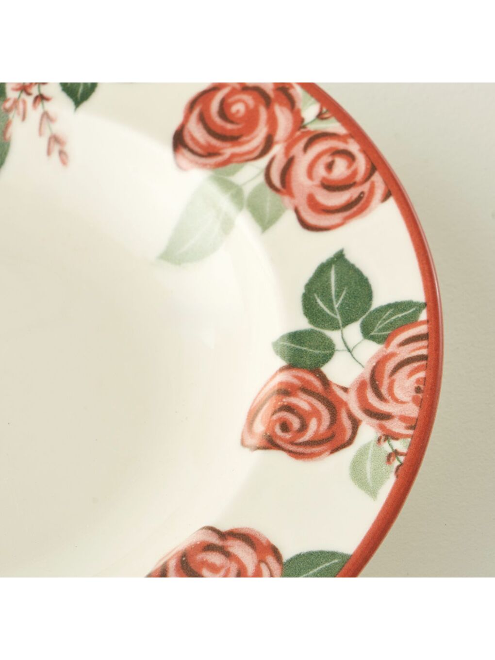 Karışık Rose Porselen 24 Parça 6 Kişilik Yemek Takımı-8