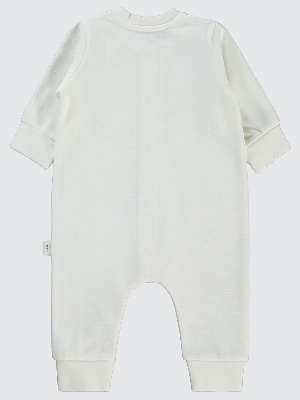 Baby Bebek Şapkalı Patiksiz Tulum 1-6 Ay Ekru-1