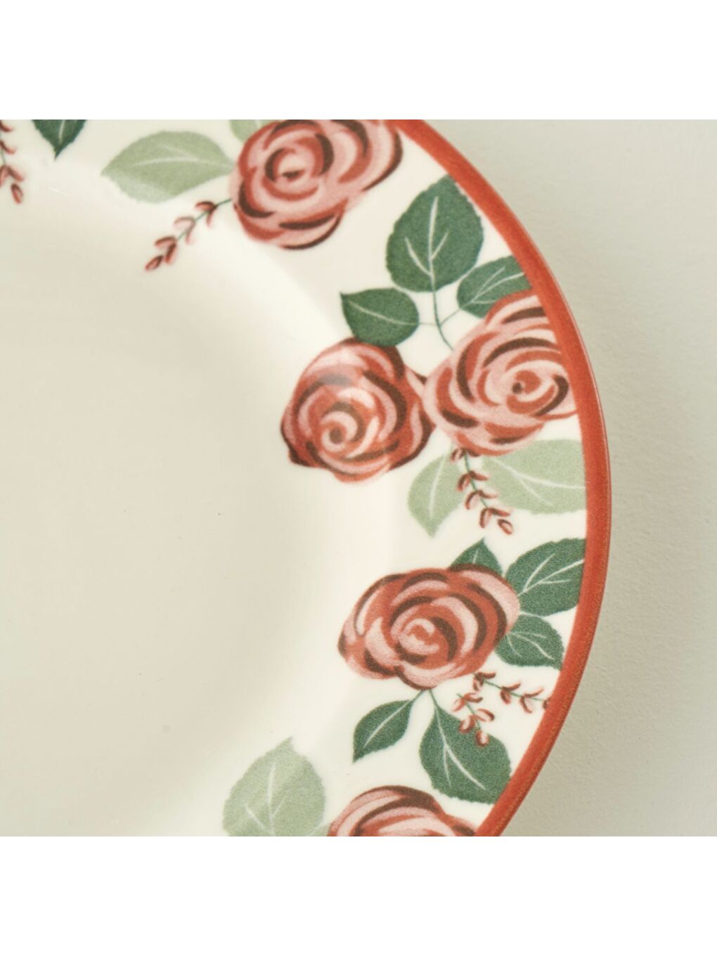 Karışık Rose Porselen 24 Parça 6 Kişilik Yemek Takımı-9