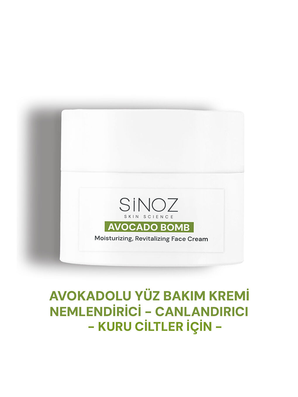 Avokado Bomb Canlandırıcı Nemlendirici Yüz Bakım Kremi 50 Ml
