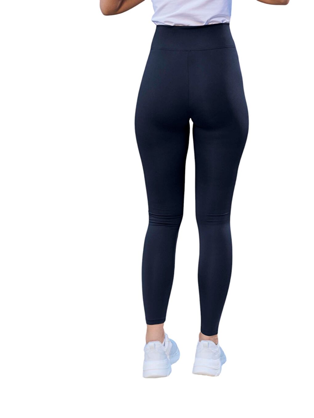 Lacivert Kadın Toparlayıcı Spor Tayt-2