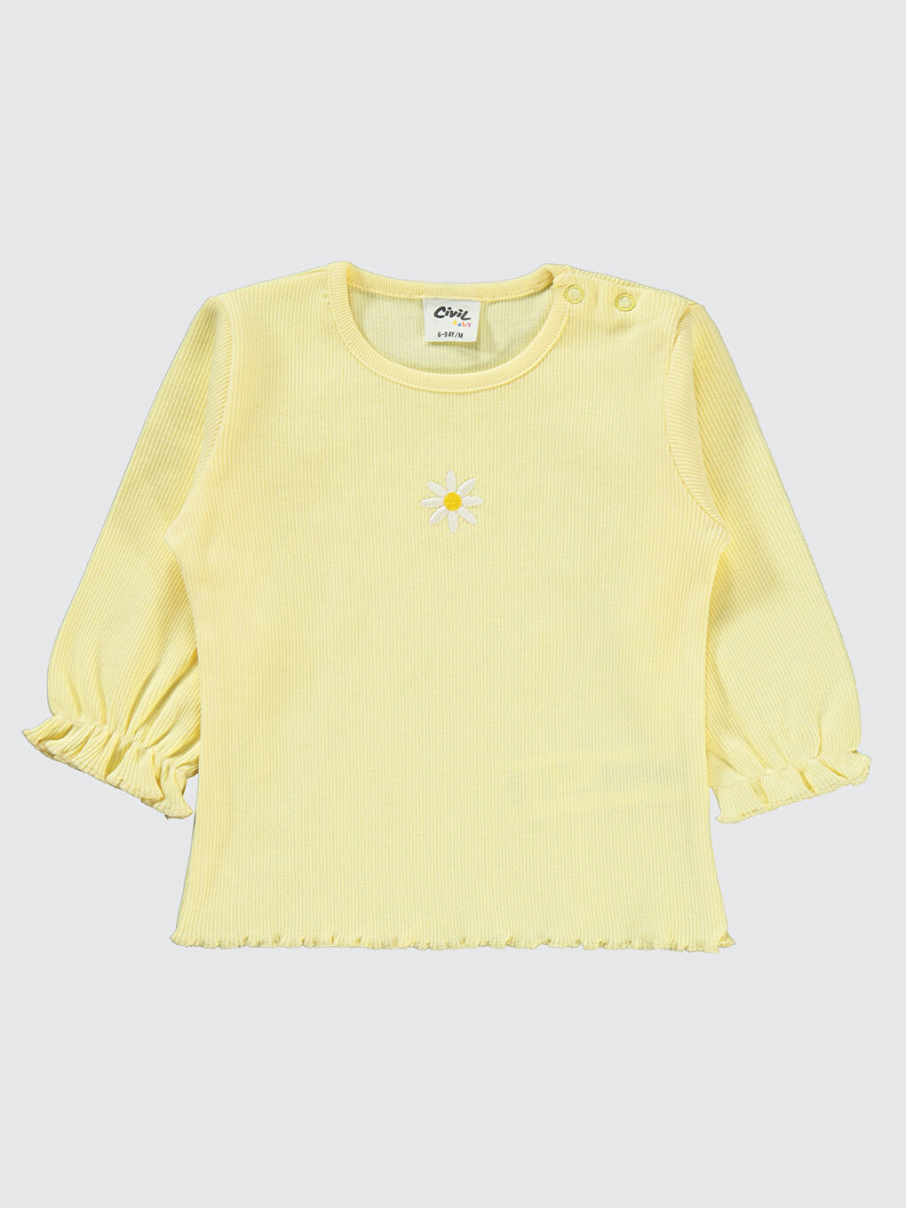 Baby Kız Bebek Takım 6-18 Ay Sarı-2