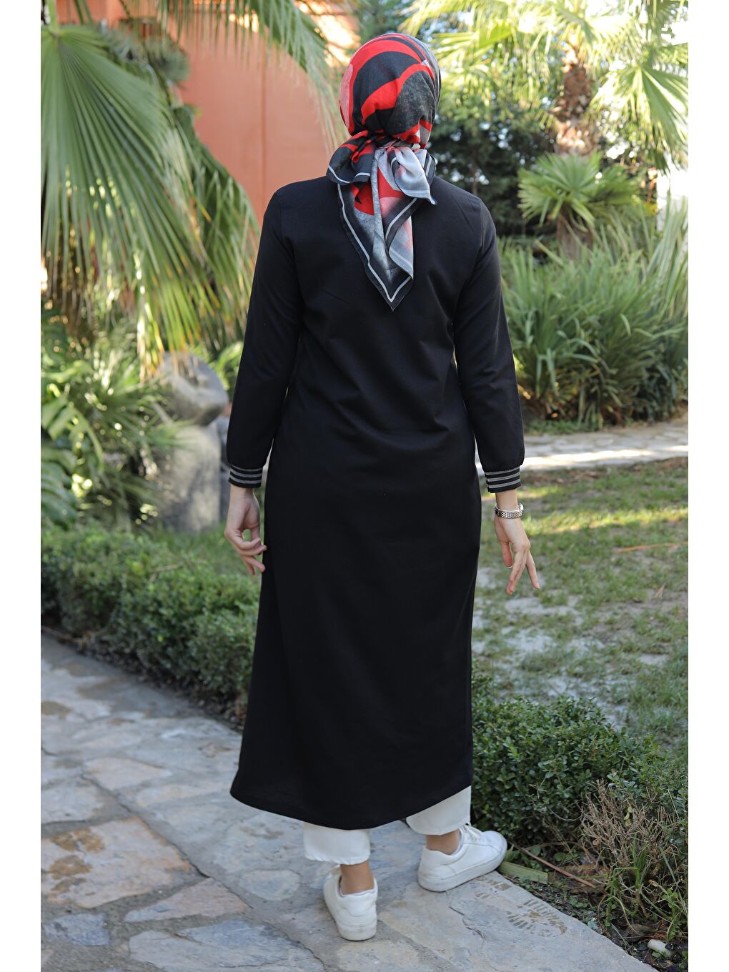 Şeritli Kap Siyah - 13346-5