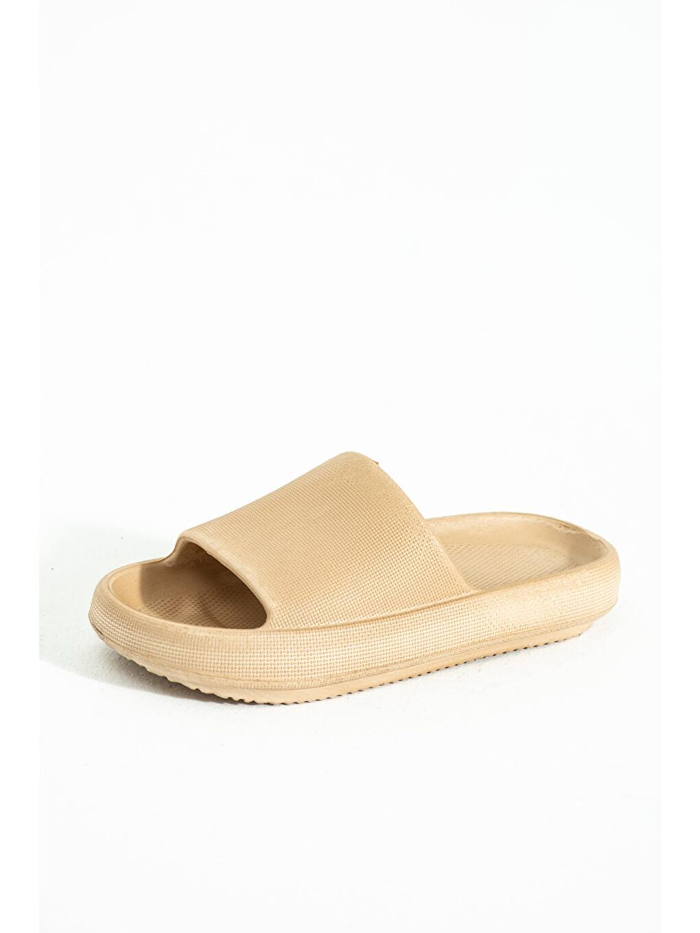 Bej Tek Bant Eva Comfort Taban Kadın Plaj Terliği 47-402-22-4