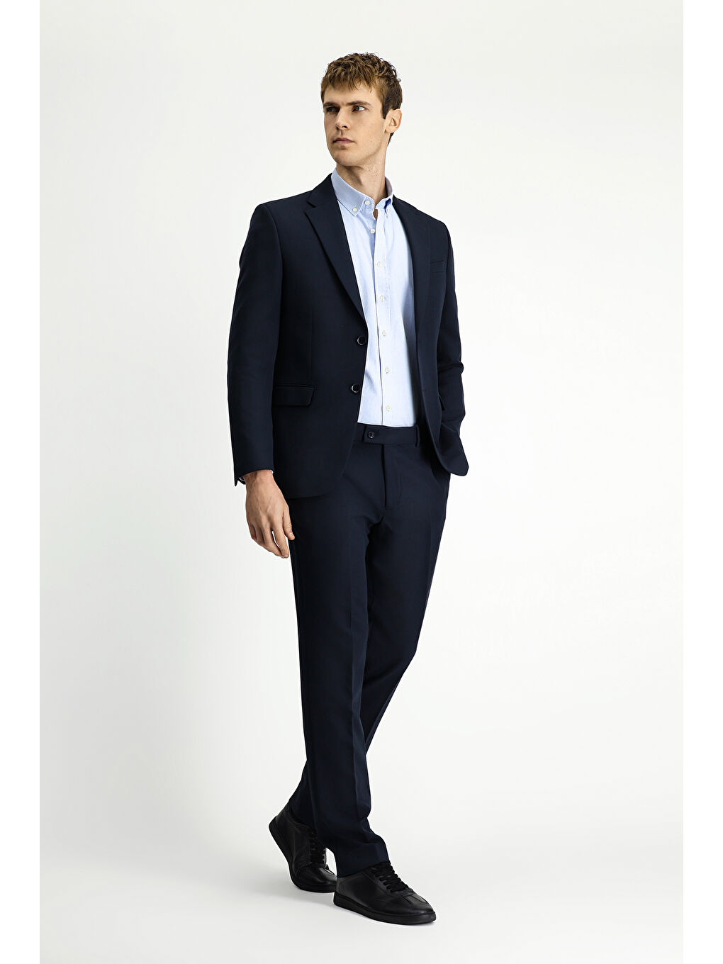 Lacivert Regular Fit Klasik Takım Elbise