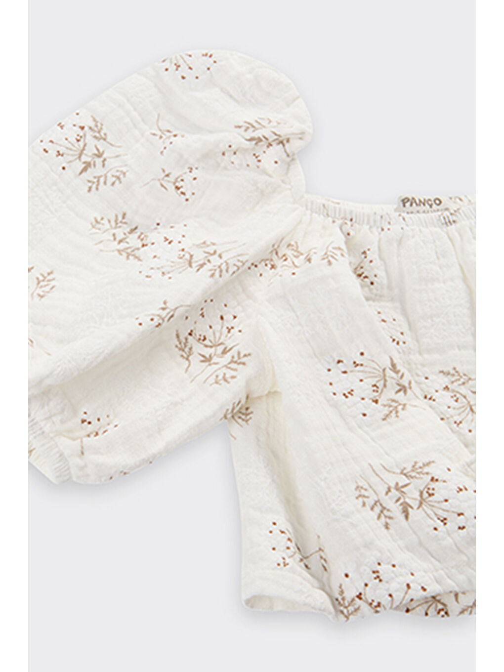 Kız Çocuk Çıtır Desenli Ekru Bluz-5