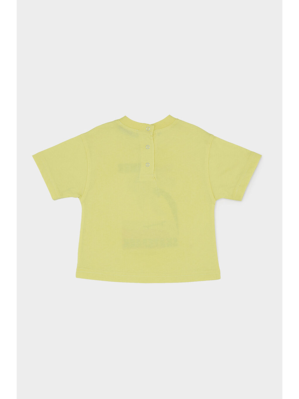 Kız Bebek Baskılı Sarı Tişört-1