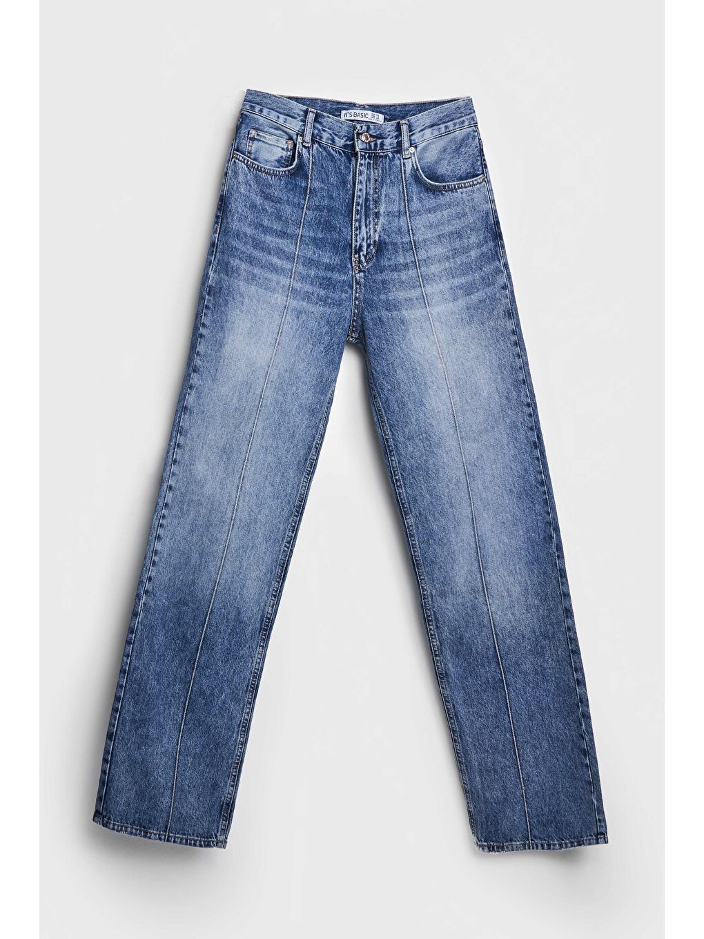 Mavi Kadın Jean Rengi V-4S5-32 Loose Fit İç Boy 80cm Viskon Kumaş Denim Jean-2