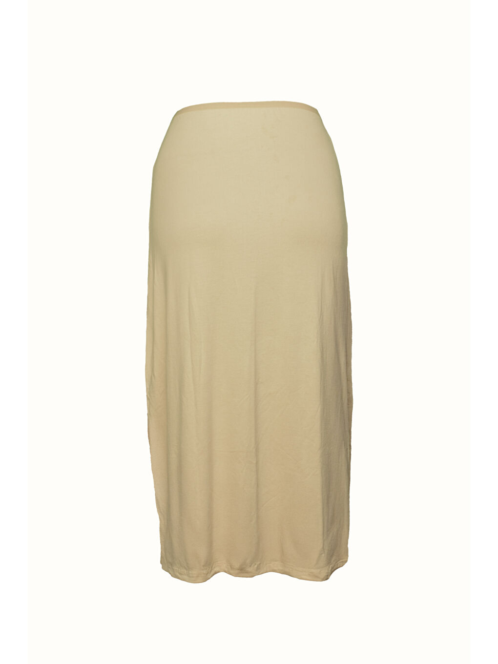 Bej C11439 Kadın Modal Pamuk Uzun Jüpon Ten-1