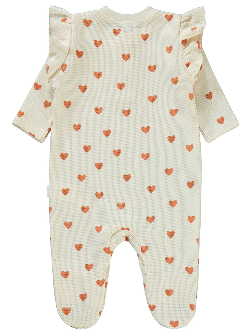 Bej Baby Kız Bebek Patikli Tulum 1-6 Ay FilDişi-1