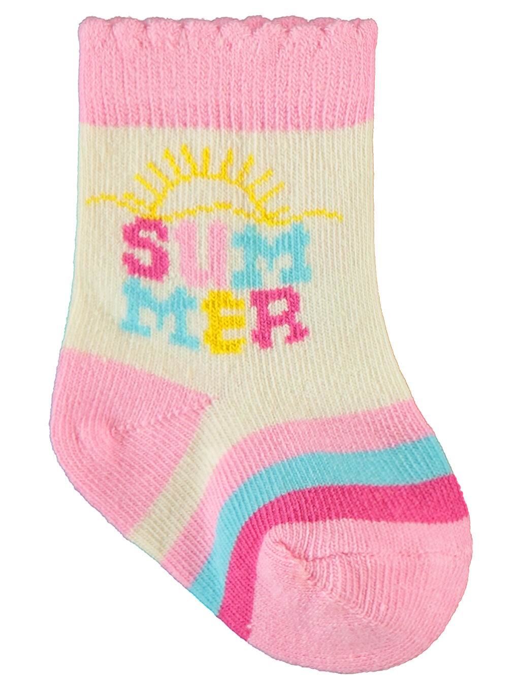 Baby Kız Bebek 3'lü Çorap Set 6-18 Ay Pembe-3