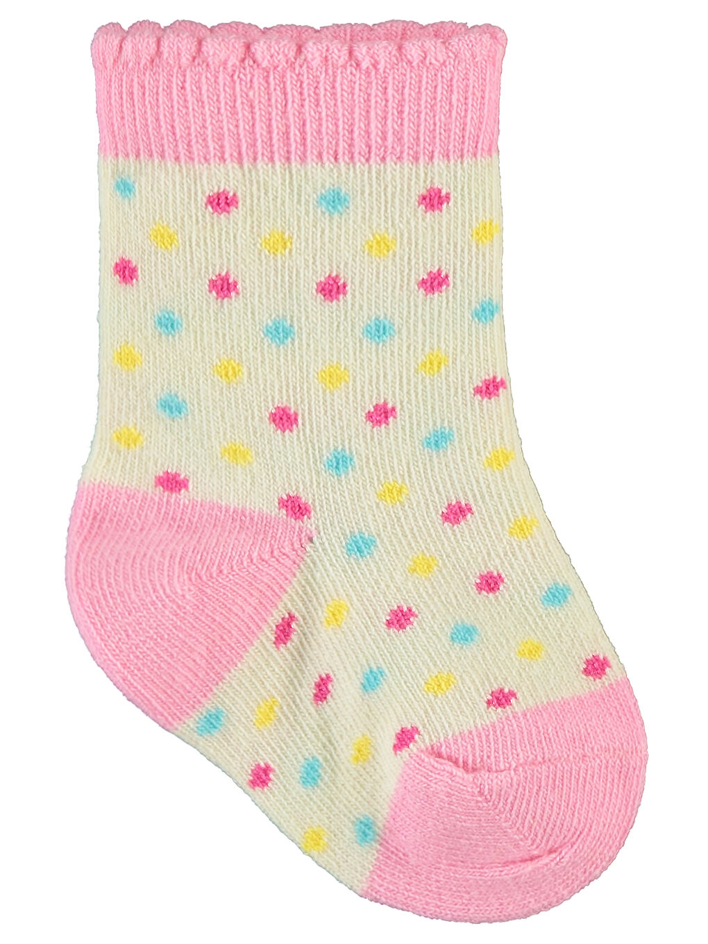 Baby Kız Bebek 3'lü Çorap Set 6-18 Ay Pembe-4