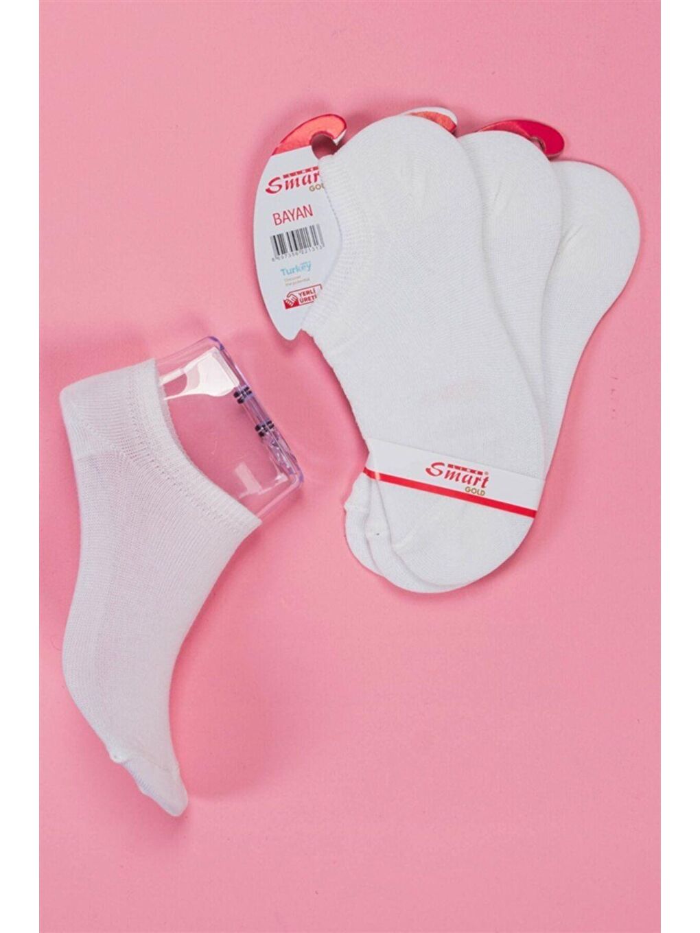 6'lı Kadın Karışık Pamuklu Sneaker Çorap-2