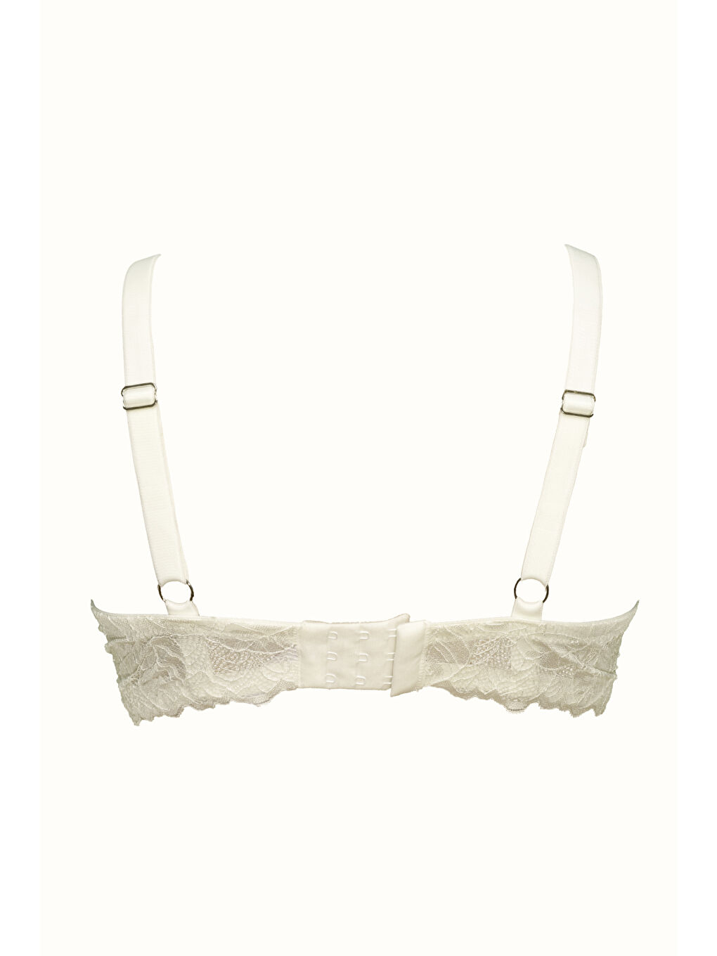 Tül Detay Desteksiz Sütyen C13020 Ekru-1