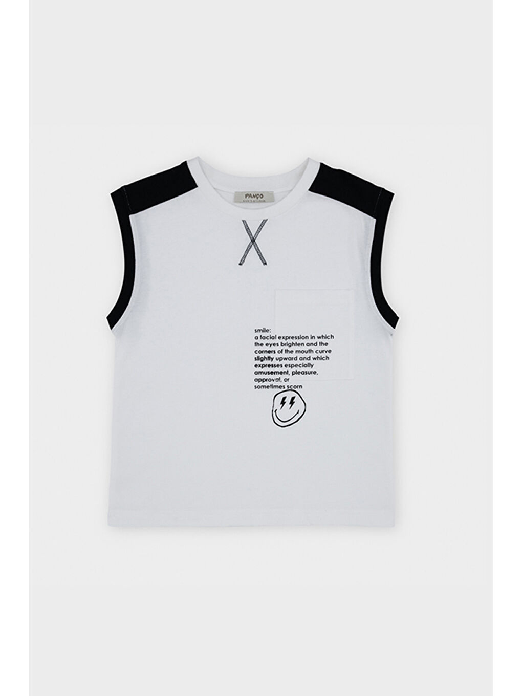 Erkek Çocuk Baskılı Beyaz Atlet-3