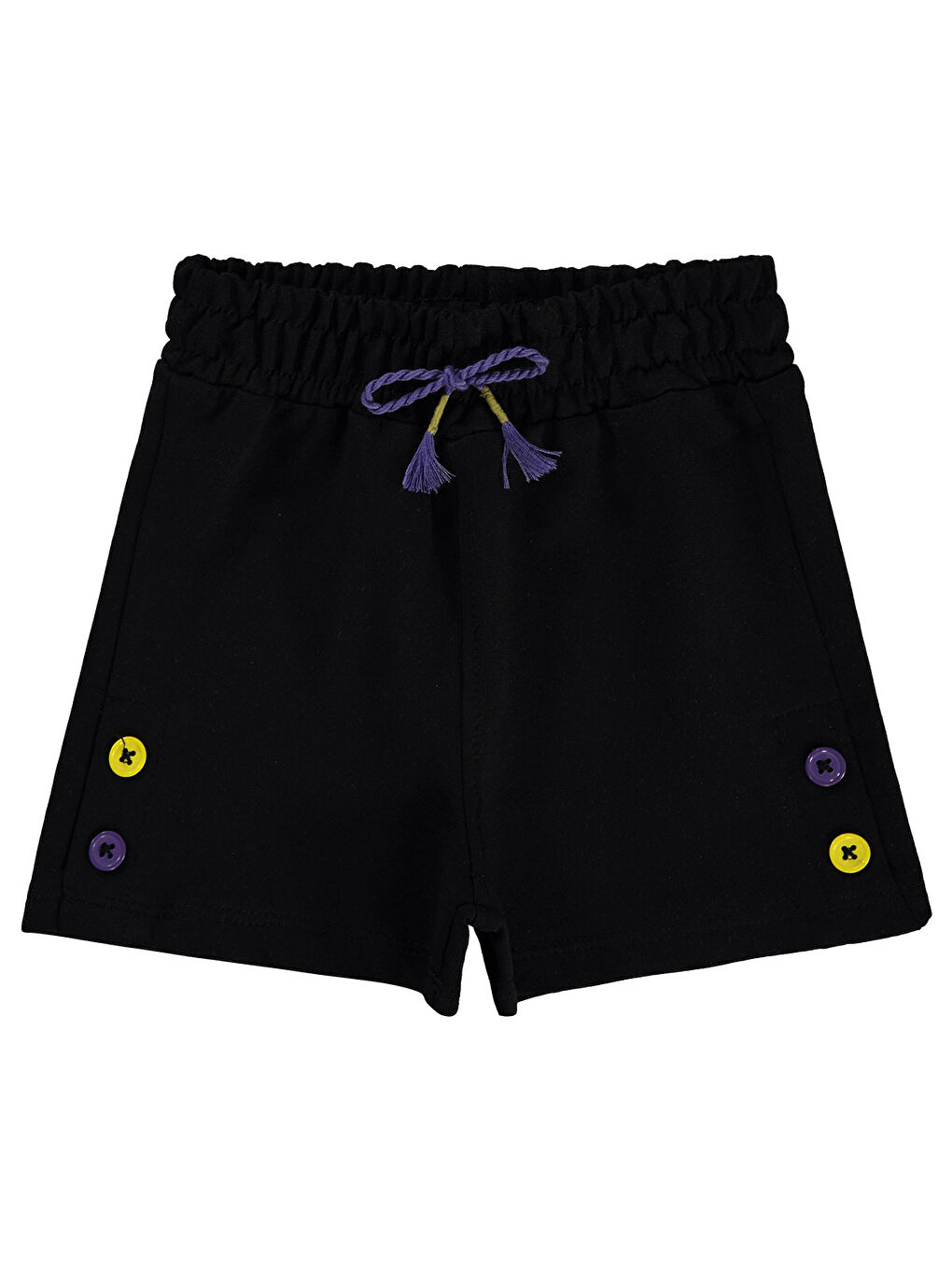 Girls Kız Çocuk Şort 2-5 Yaş Siyah