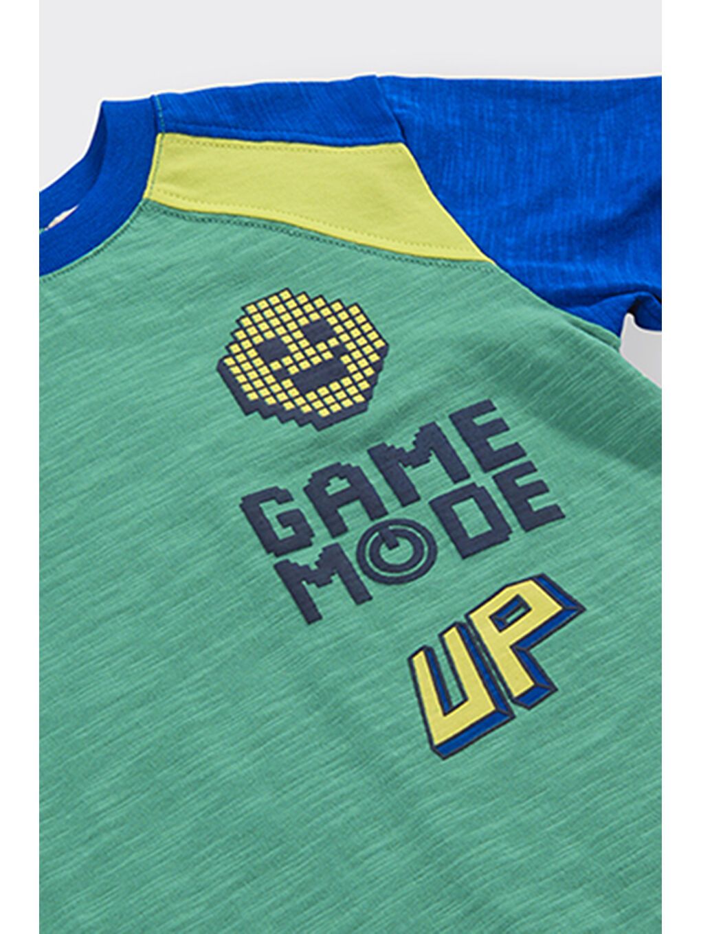 Yeşil Erkek Çocuk Baskılı Tişört-2