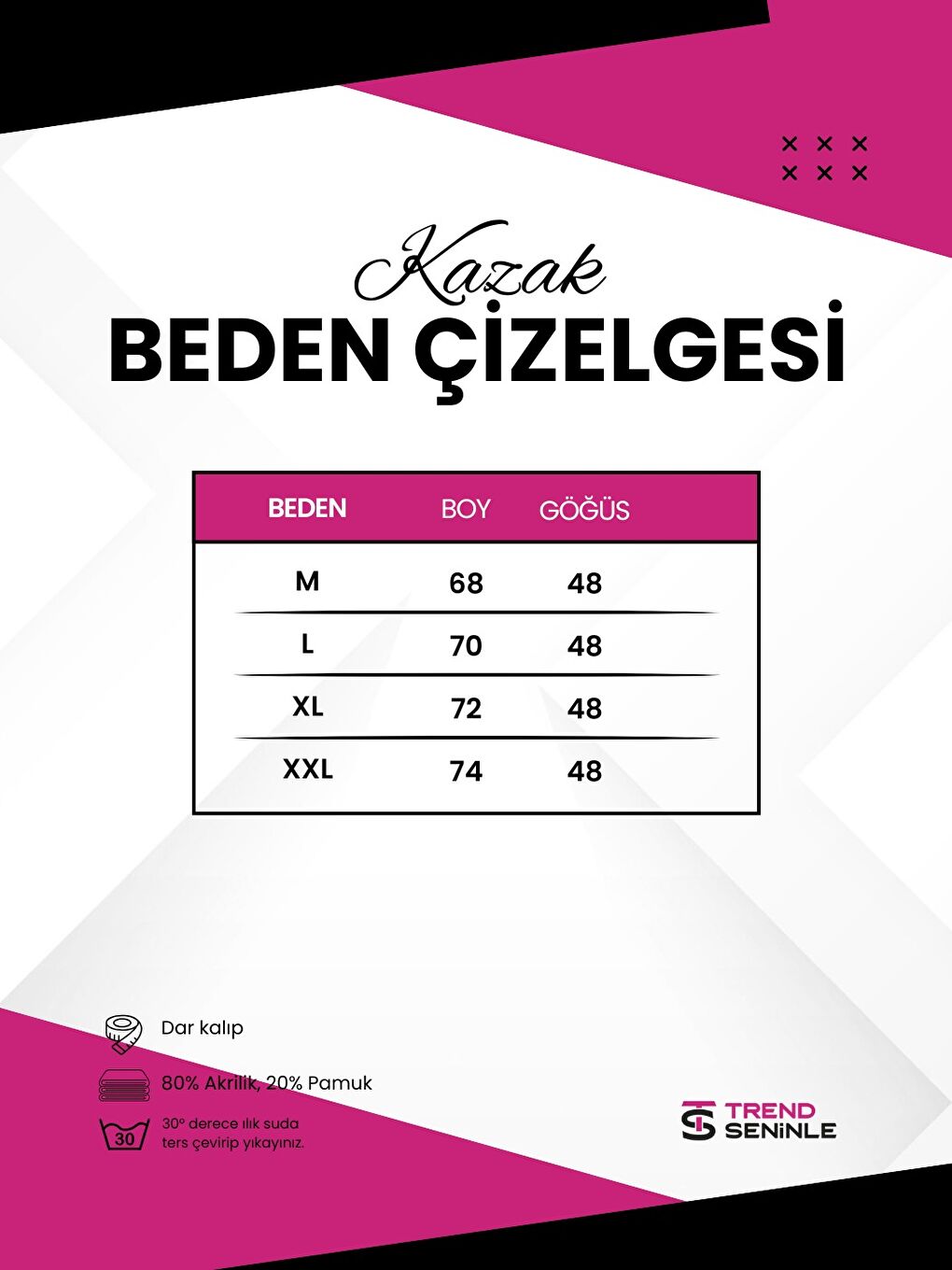 Trendseninle Bordo Boğazlı Balıkçı Yaka Kışlık Triko Erkek Kazak - 4