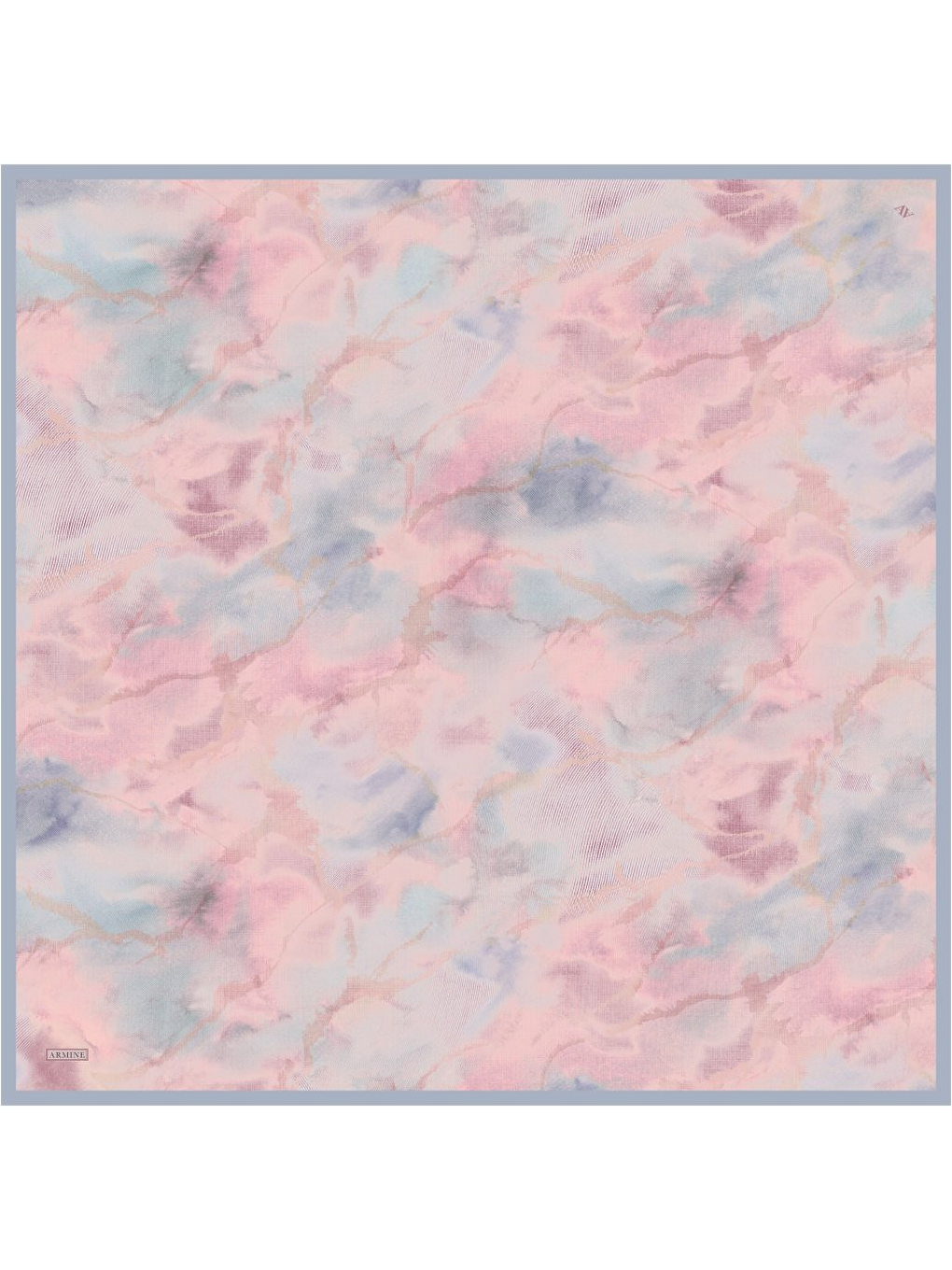 Pembe Saf İpek Twill Eşarp 9501D 81-4
