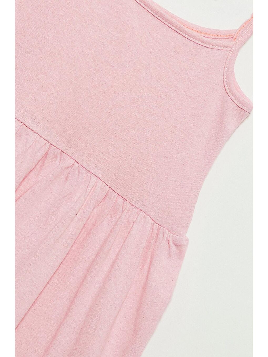 Pembe Yazlık Kız Çocuk Elbise-2