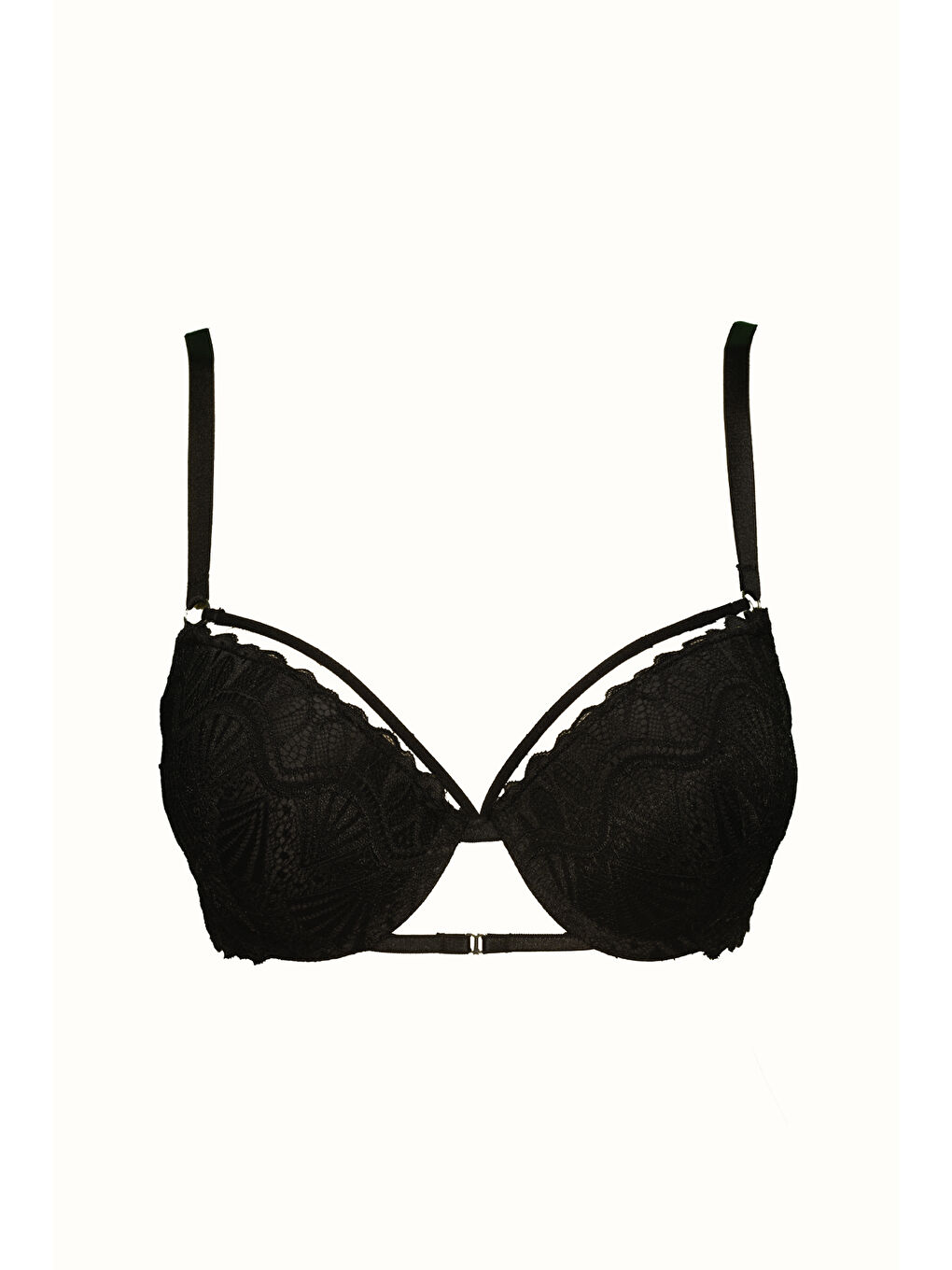 Destekli Push Up Sütyen C13023 Siyah