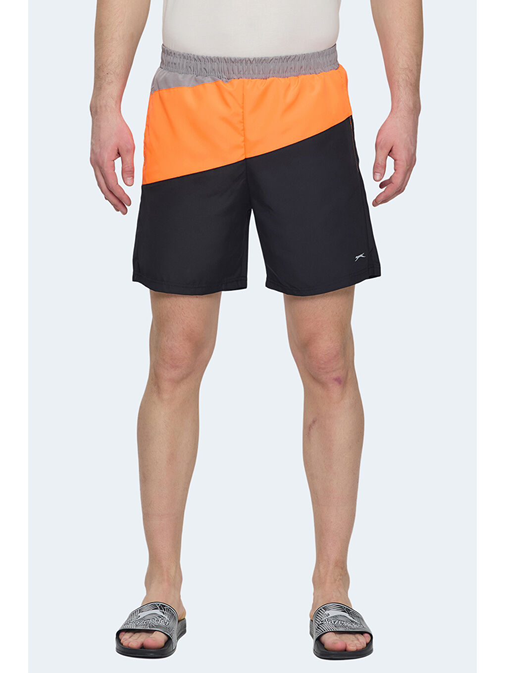 ROHAN Erkek Şort Siyah / Turuncu-1