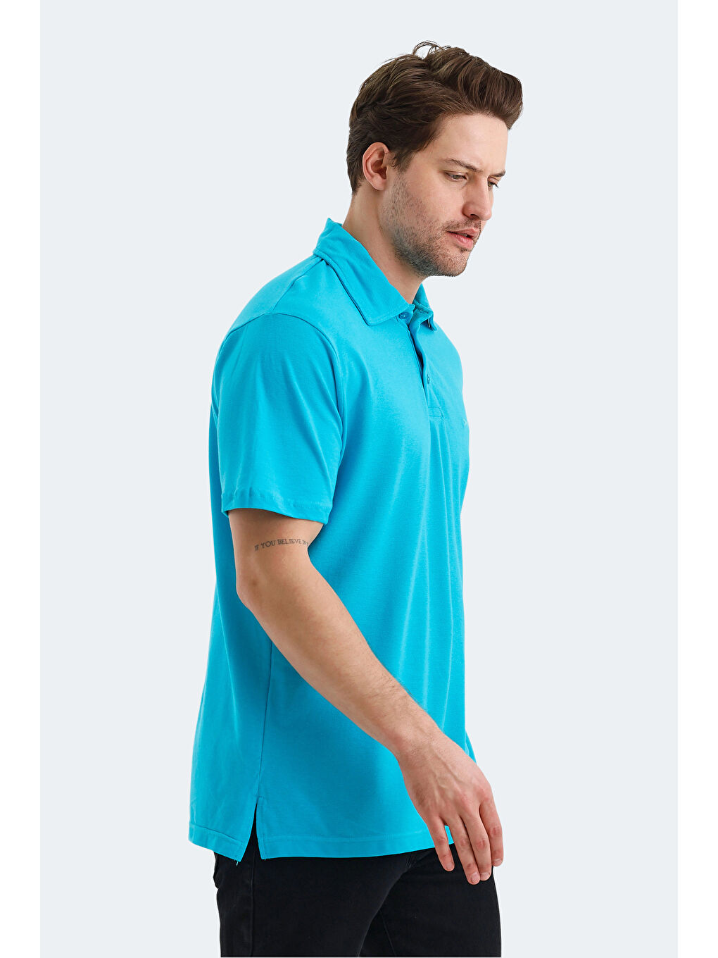 KLASSE Erkek Tişört Turkuaz-2