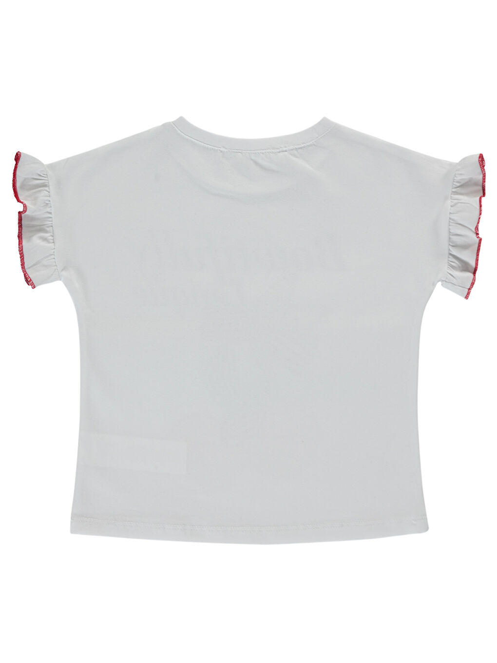 Girls Kız Çocuk Tişört 2-5 Yaş Beyaz-1