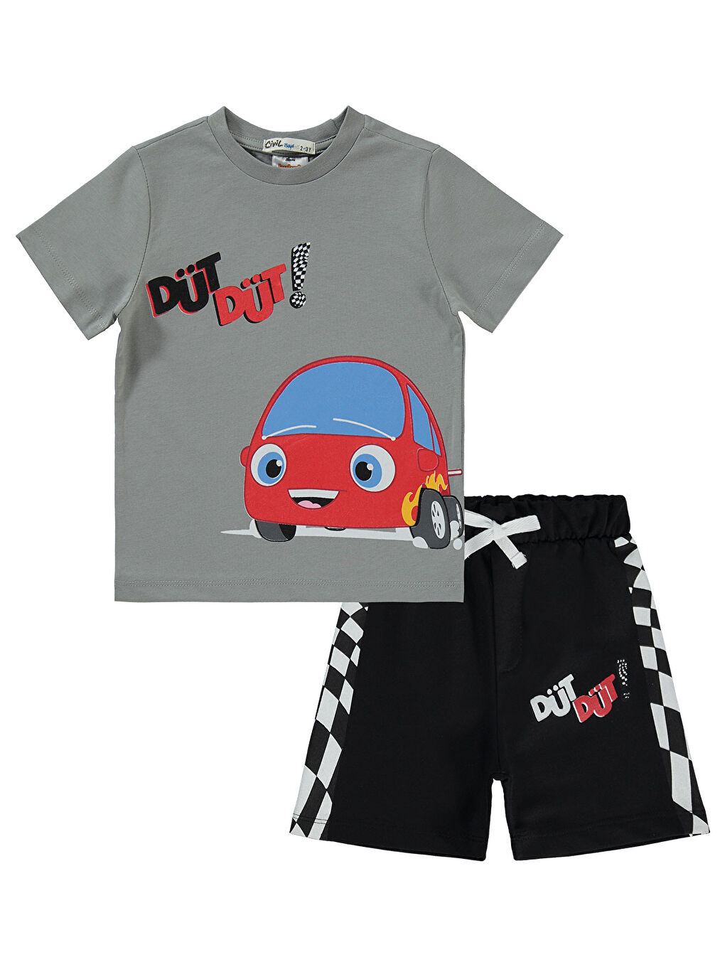 Boys Erkek Çocuk Takım 2-5 Yaş Gri