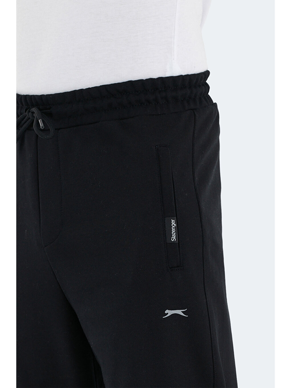 NAVDEEP  Erkek %100 Pamuk Jogger Eşofman Altı Siyah-3