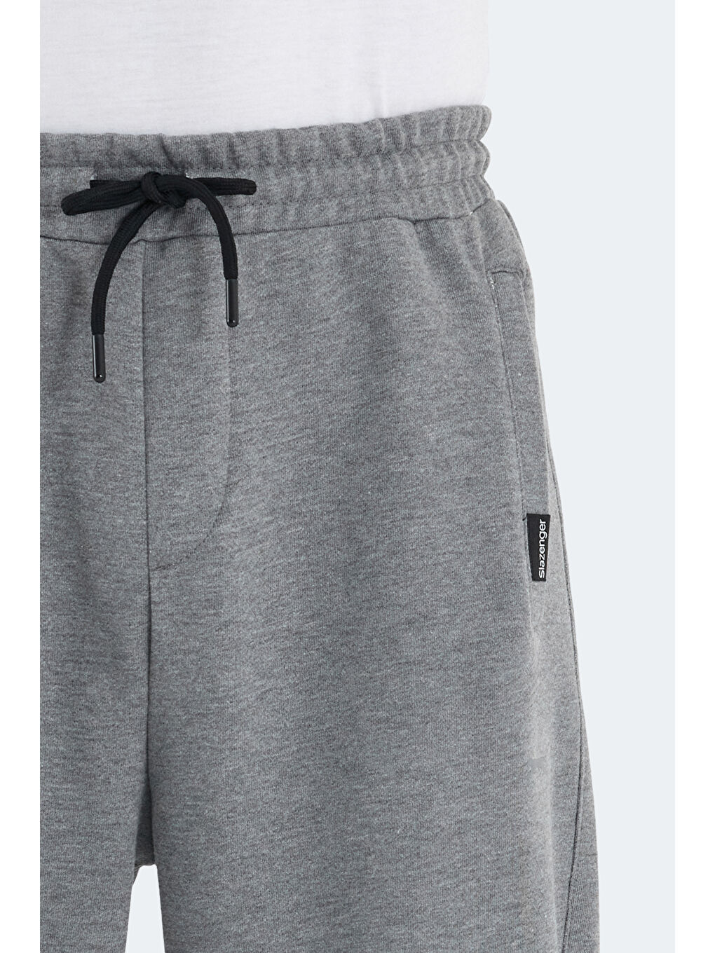 NAVDEEP  Erkek %100 Pamuk Jogger Eşofman Altı Koyu Gri-3