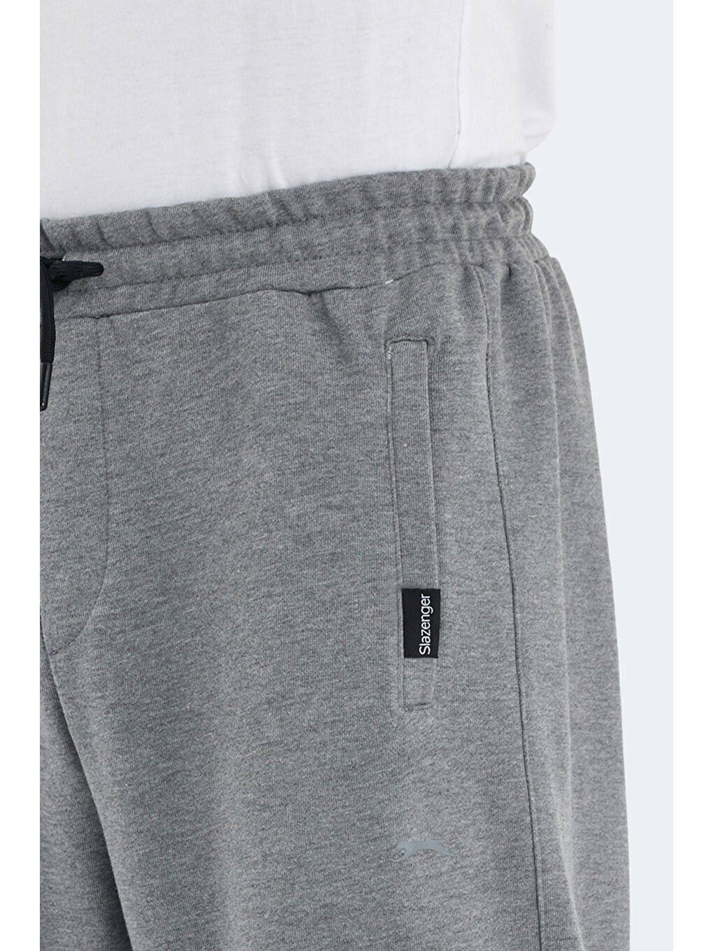 NAVDEEP  Erkek %100 Pamuk Jogger Eşofman Altı Koyu Gri-5