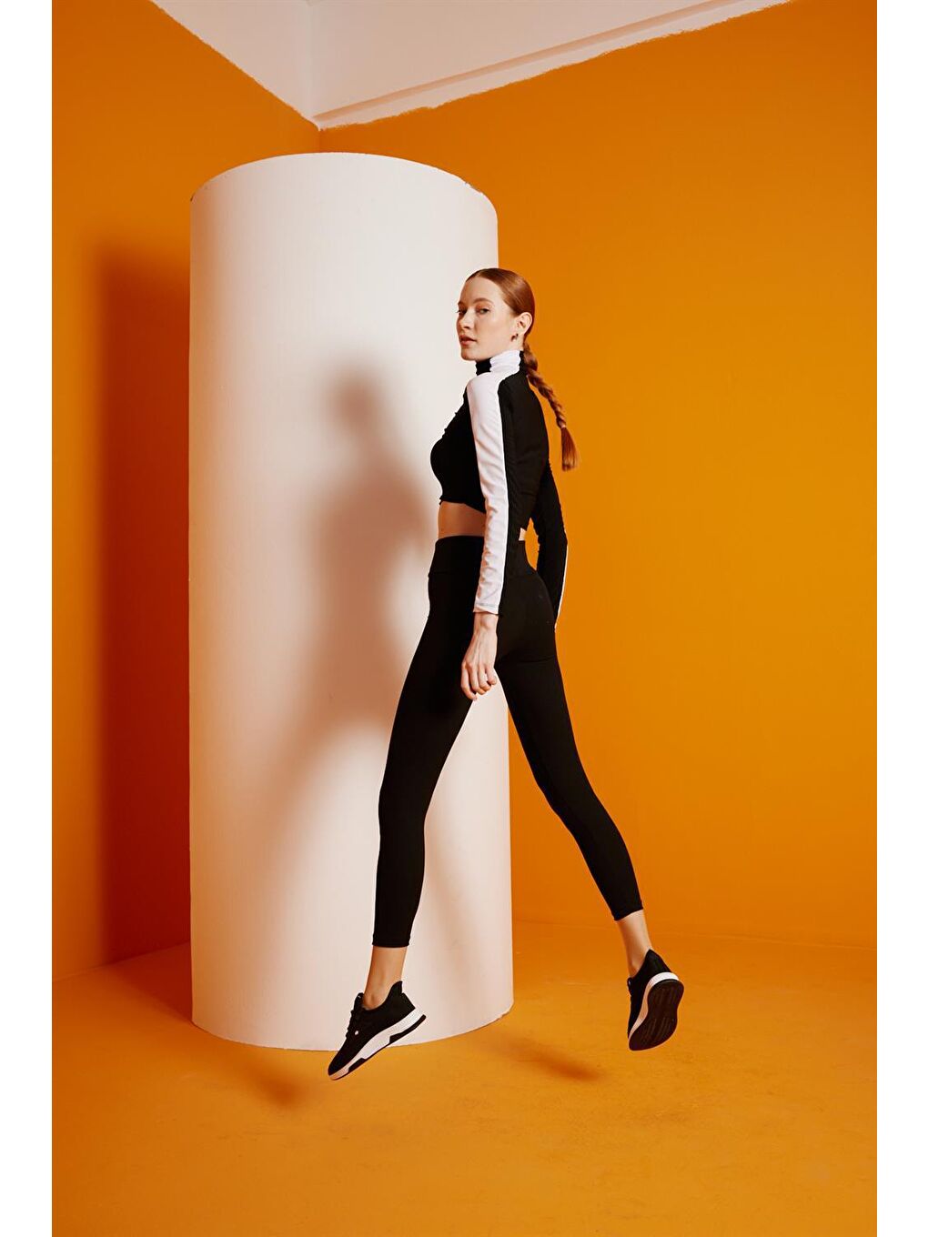 Kadin Siyah-beyaz Spor Ayakkabı-2