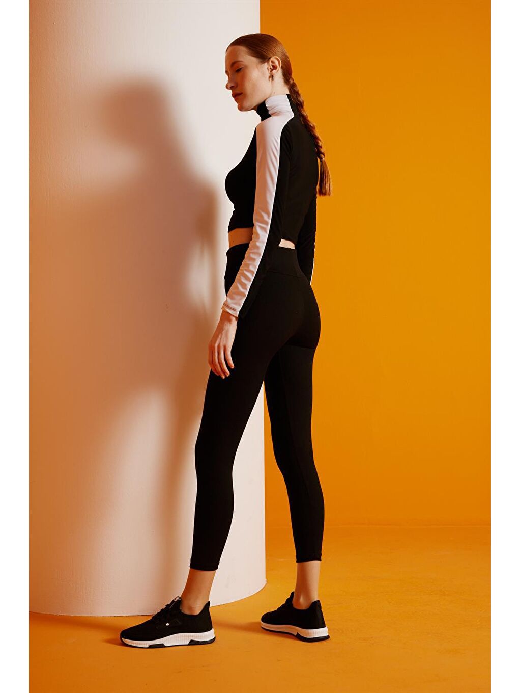 Kadin Siyah-beyaz Spor Ayakkabı-3