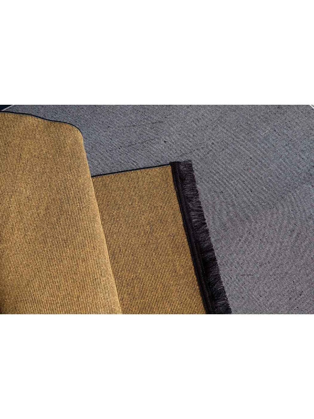 Sarı Saçaklı Dokuma Kilim 120x180 Hardal-1