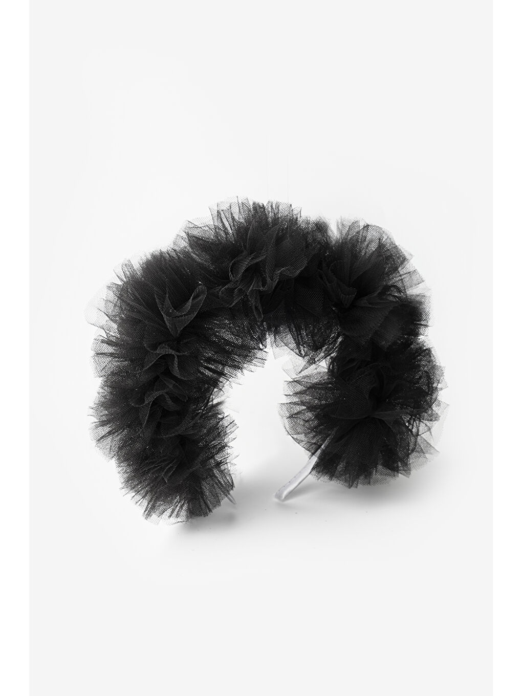 Kırmızı Tül Ponponlu Kız Çocuk Taç