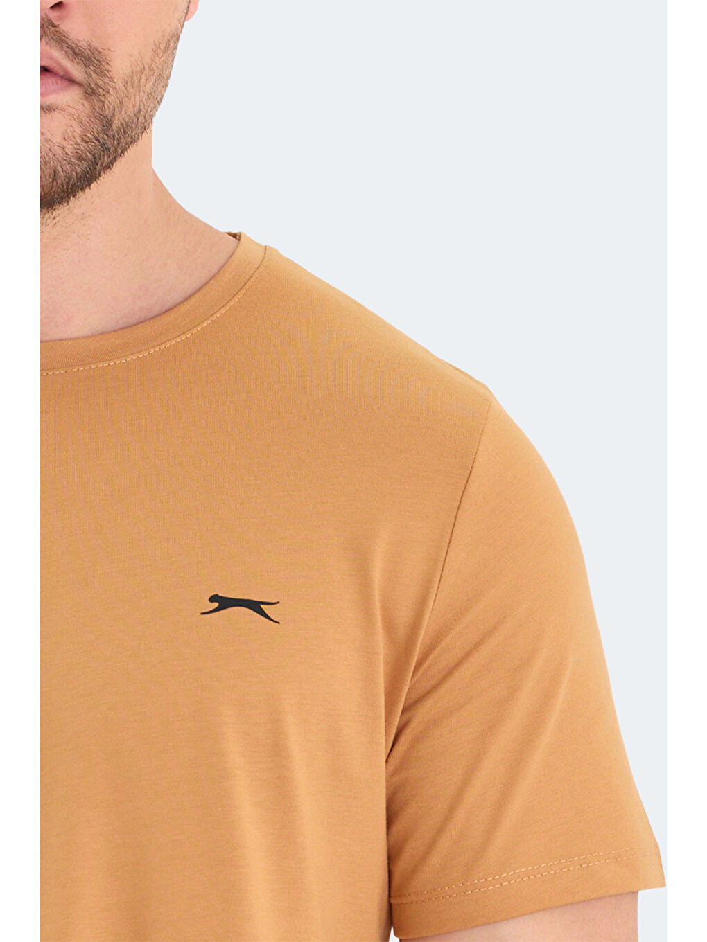 Sarı ROSALVA Erkek Tişört Hardal-4