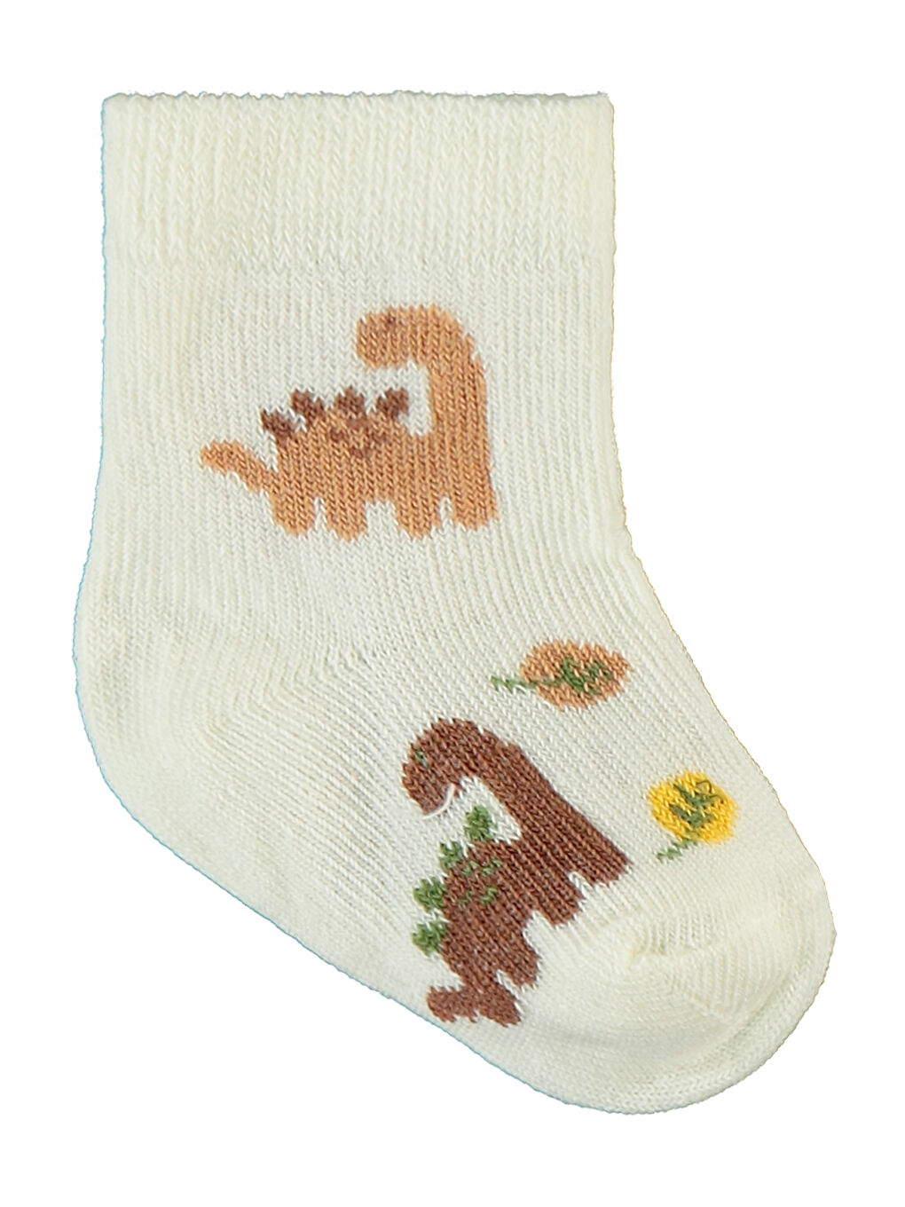 Baby Bebek 3'lü Çorap Set 0-24 Ay Ekru-4