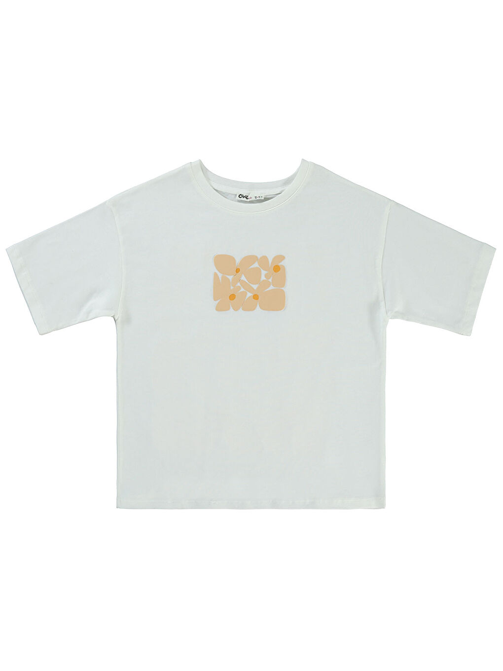 Girls Kız Çocuk Tişört 10-13 Yaş Ekru-2