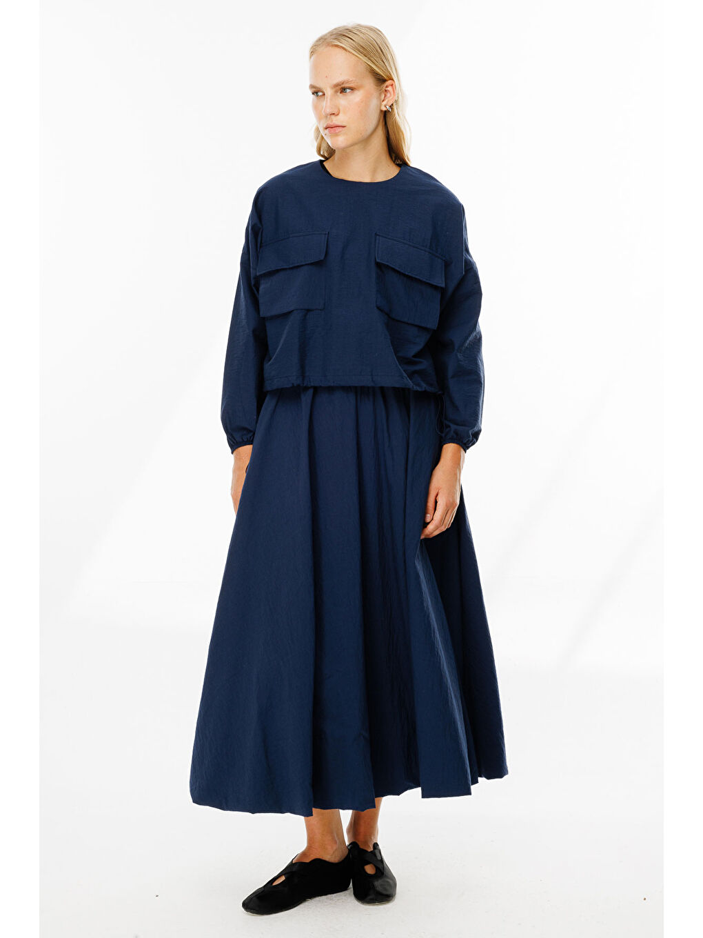 Stoperli Balon Lacivert Etek Takım