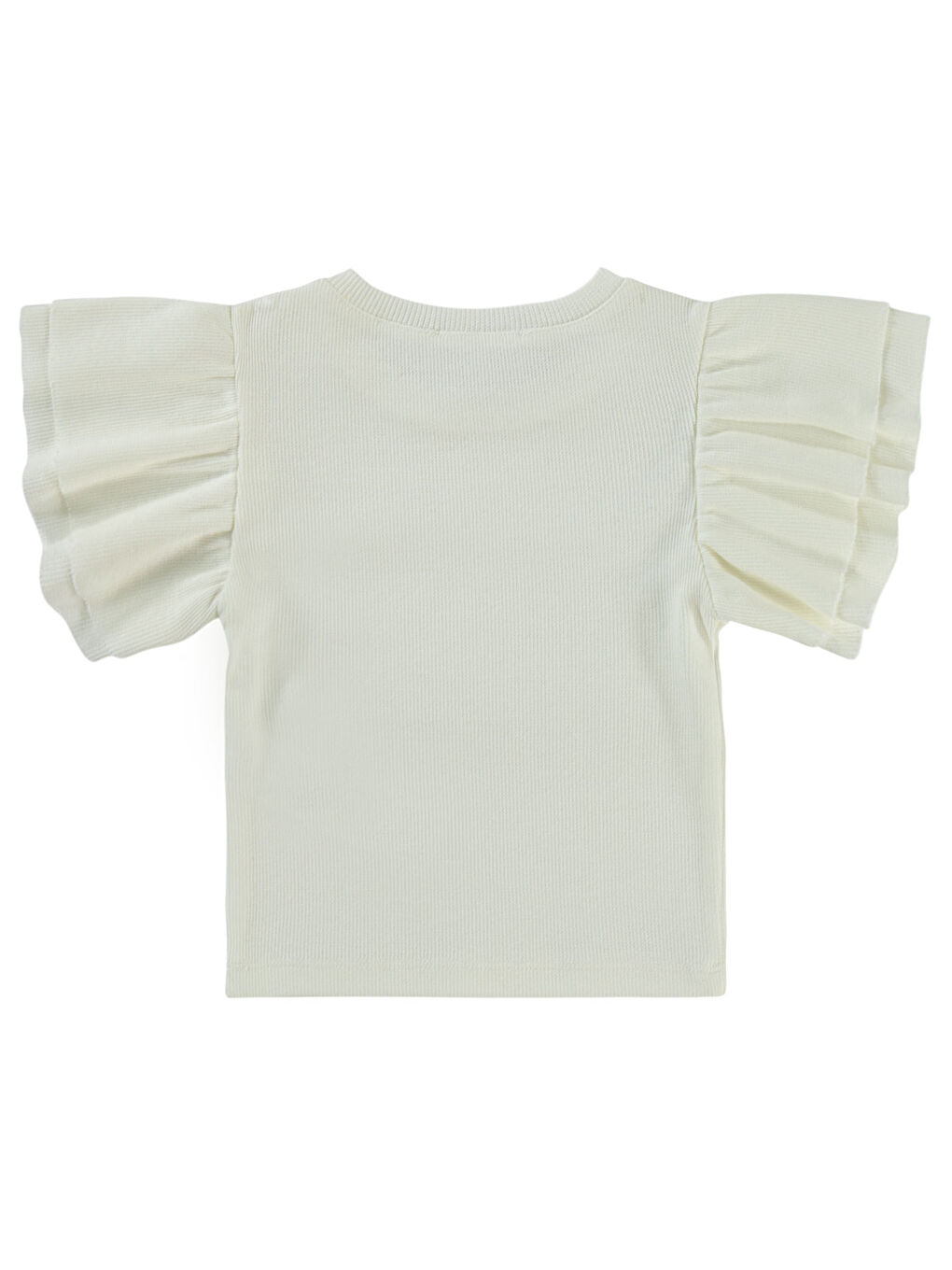 Girls Kız Çocuk Tişört 2-5 Yaş Ekru-1