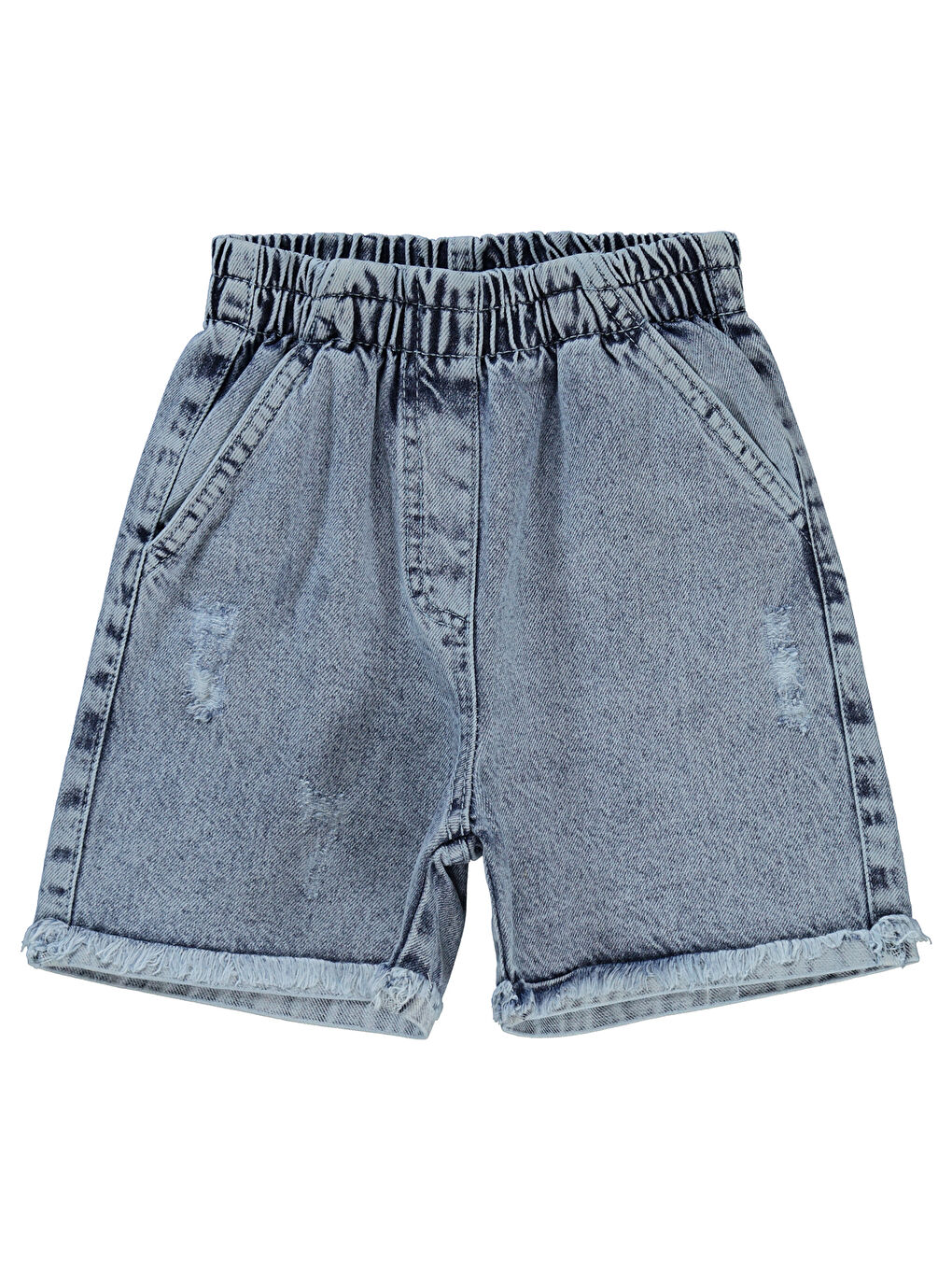 Girls Kız Çocuk Şort 6-9 Yaş Mavi