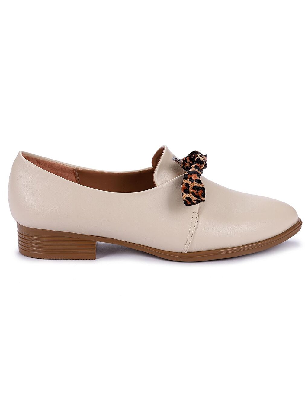 Bej Cilt Günlük Anatomik Kadın Günlük Babet Ayakkabı 8328-102-3