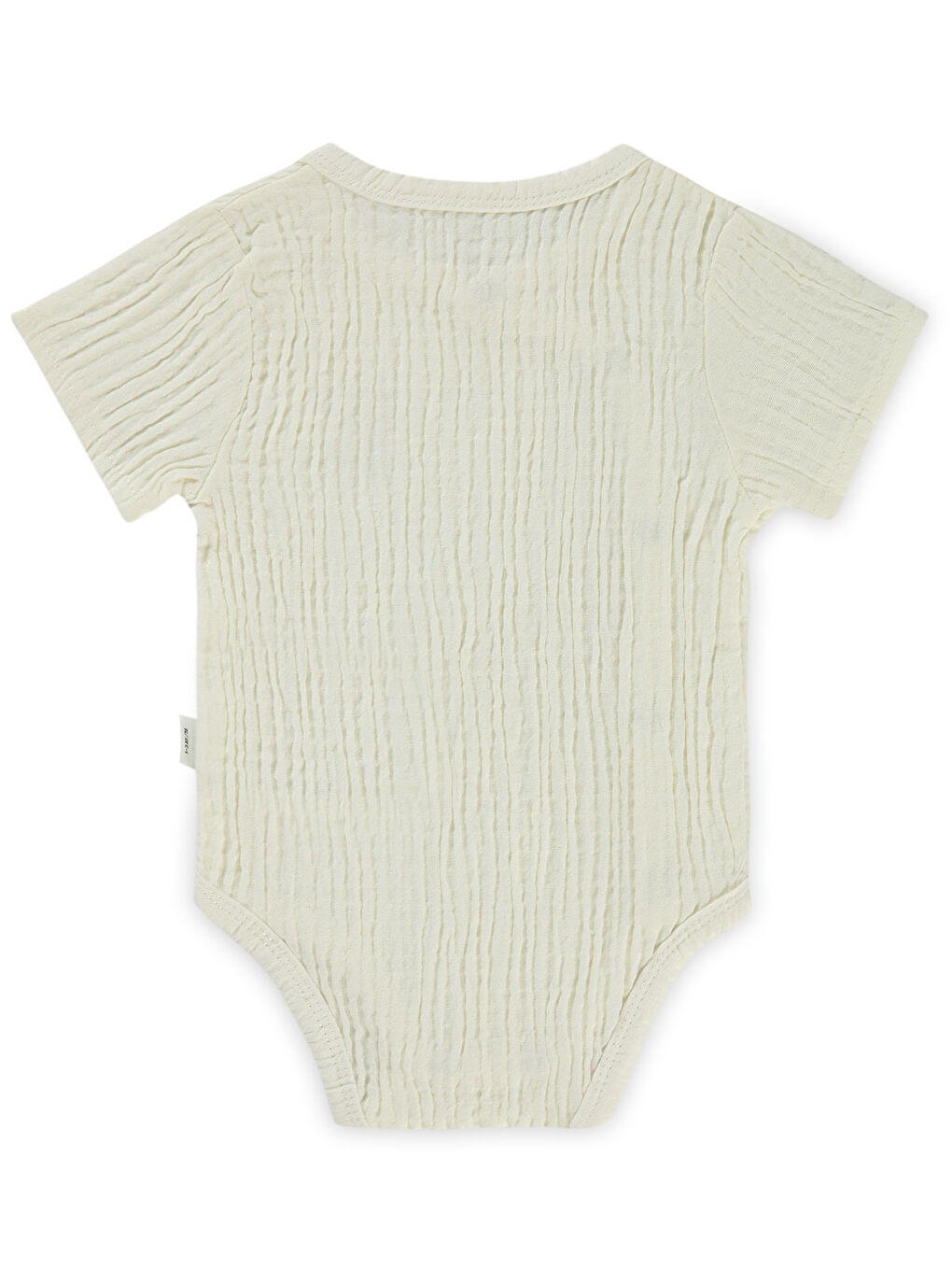 Baby Bebek Çıtçıtlı Badi 1-18 Ay Ekru-1