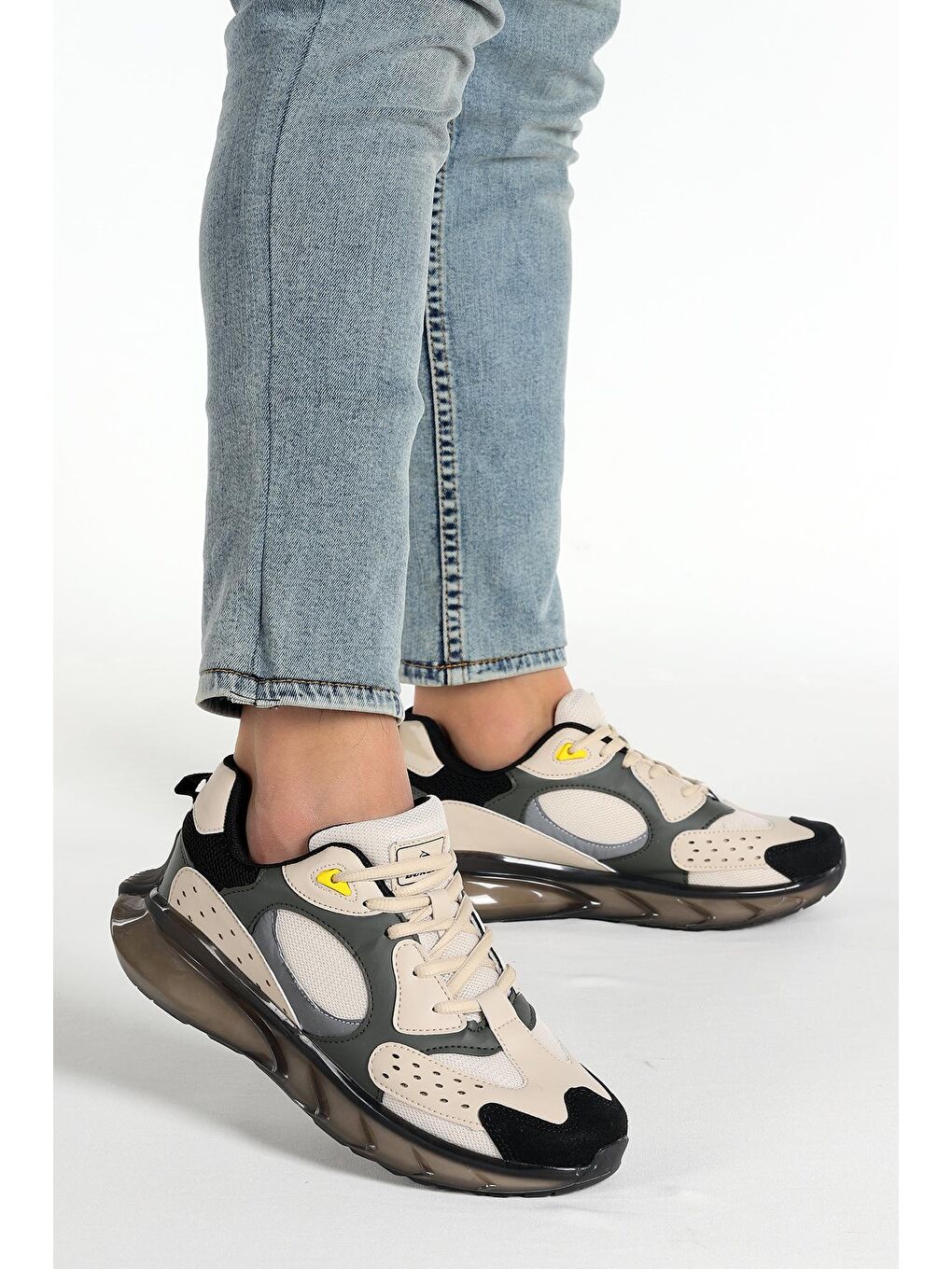 Siyah 1754 Günlük Bağcıklı Erkek Spor Ayakkabı