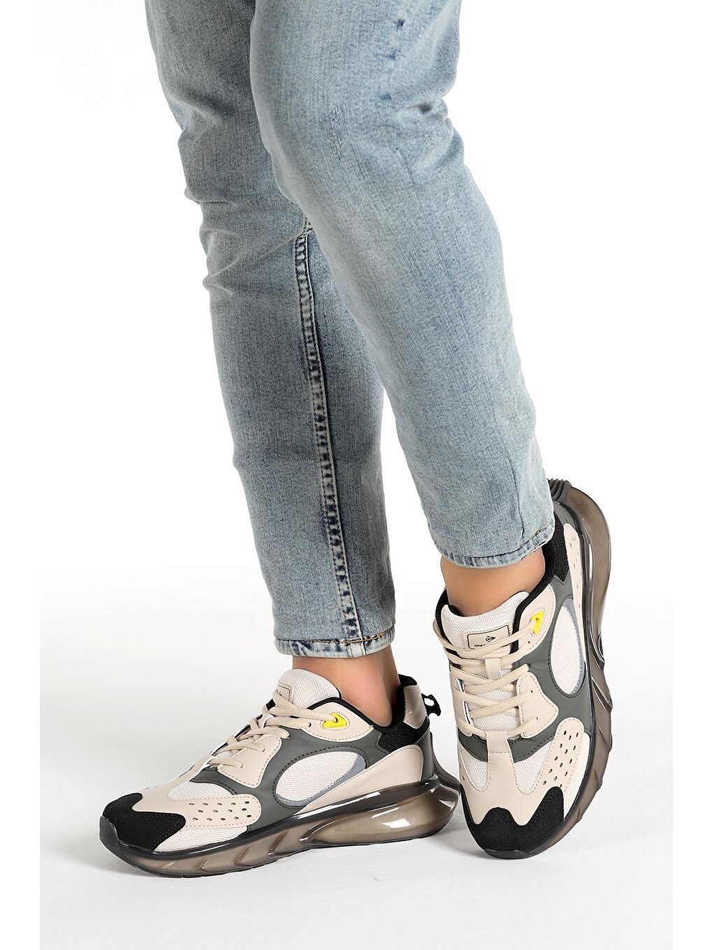 Siyah 1754 Günlük Bağcıklı Erkek Spor Ayakkabı-1