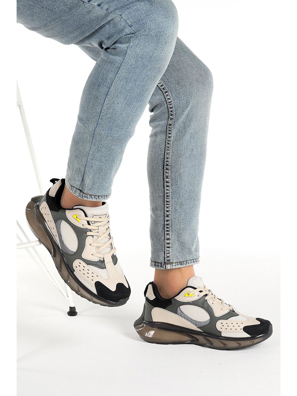 Siyah 1754 Günlük Bağcıklı Erkek Spor Ayakkabı-2